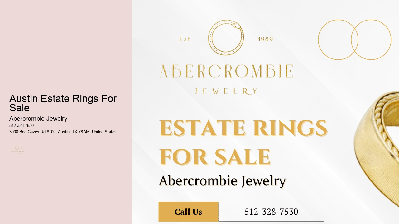 Austin Estate Rings For Sale
