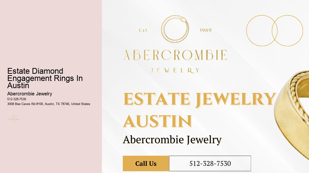 Estate Diamond Engagement Rings In Austin